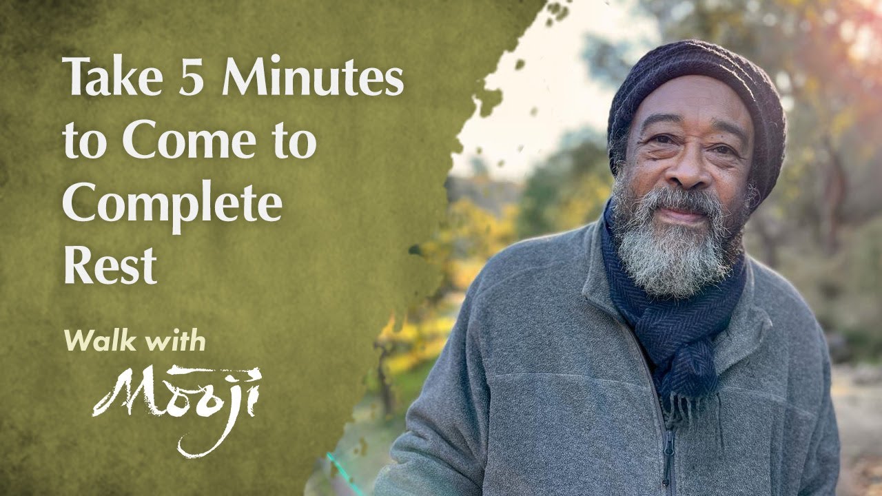 Take 5 Minute to Come to Total Rest