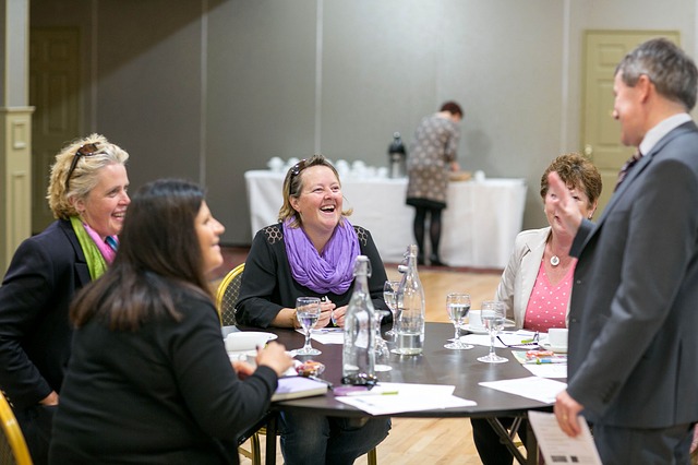 Group Of Laughing Women