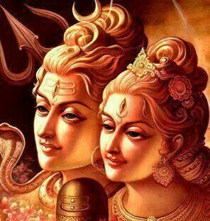 Lord Shiva And Parvatai