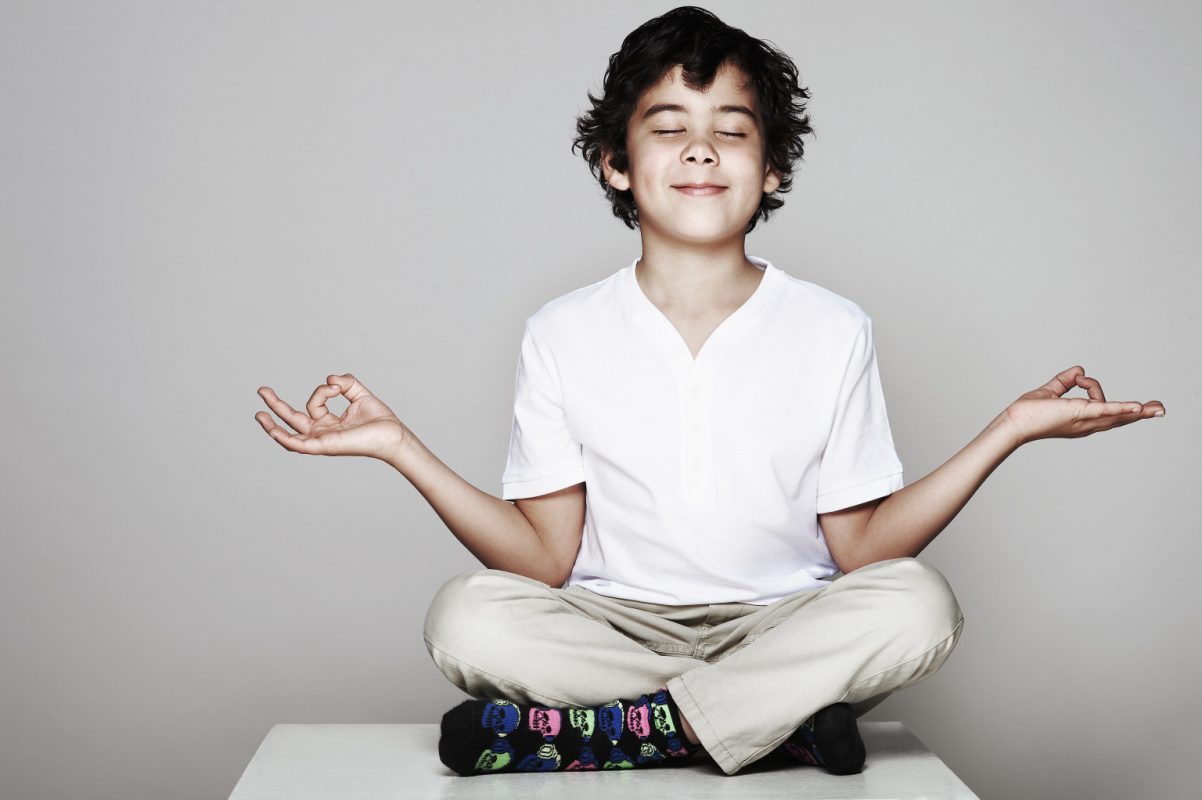 Boy Meditating