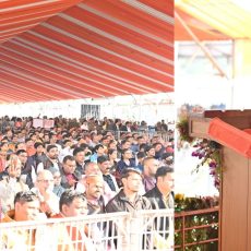 उत्तर प्रदेश:मुख्यमंत्री ने जनपद वाराणसी में प्रबुद्धजन सम्मेलन को सम्बोधित किया